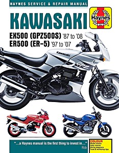 Boek: [HP] Kawasaki EX500/GPZ500S-ER500/ER-5 (87-08)