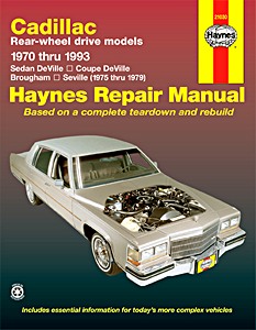 Livre : Cadillac Rear-wheel drive models (70-93)
