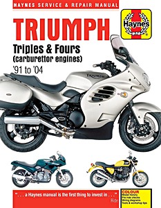 Boek: [HP] Triumph Triples & Fours carb. (1991-2004)