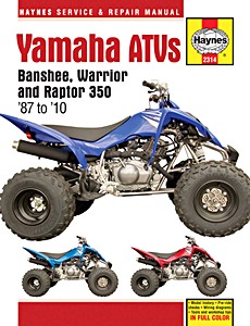 Livre: [HP] Yamaha Banshee, Warrior, Raptor 350 (87-10)