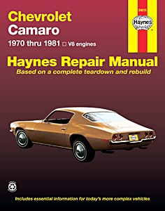 Boek: Chevrolet Camaro - V8 engines (1970-1981) - Haynes Repair Manual