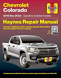 Repair manual: Chevrolet Colorado (RG, 2015-2022) - Gasoline & diesel models