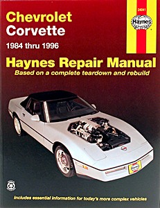 Book: Chevrolet Corvette (1984-1996) - Haynes Repair Manual