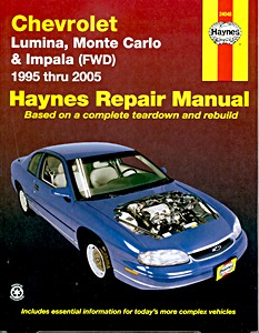 Book: Chevrolet Lumina, Monte Carlo & Impala - FWD (1995-2005) - Haynes Repair Manual