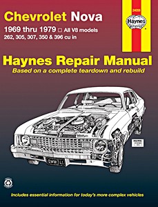 Book: Chevrolet Nova - All V8 Models (1969-1979) - Haynes Repair Manual