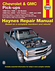 Boek: Chevrolet / GMC Pick-ups - All gasoline engines (1988-1998, C/K Classic 1999-2000) - Haynes Repair Manual