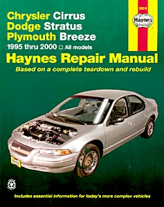 Livre: Chrysler Cirrus / Dodge Stratus / Plymouth Breeze (1995-2000) - Haynes Repair Manual