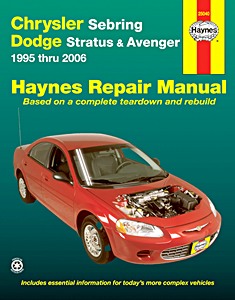 Buch: Chrysler Sebring (1995-2006) / Dodge Stratus (2001-2005) & Avenger (1995-2000) - Haynes Repair Manual