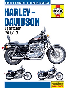 Livre : Harley-Davidson Sportster (1970-2013) - Haynes Service & Repair Manual