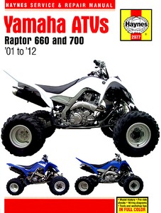 Książka: [HP] Yamaha Raptor 660 and 700 ATVs (2001-2012)