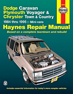 Book: Dodge Caravan / Chrysler Town & Country / Plymouth Voyager Mini-vans (1984-1995) - Haynes Repair Manual
