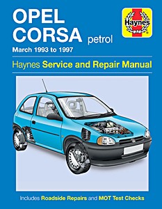 Książka: Opel Corsa - Petrol (March 1993-1997) - Haynes Service and Repair Manual