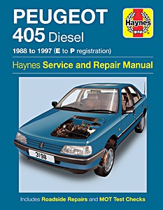 Książka: Peugeot 405 - Diesel (1988-1997) - Haynes Service and Repair Manual