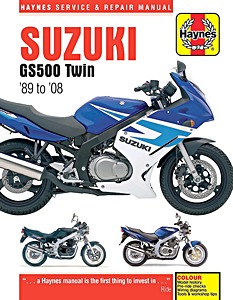 Livre : Suzuki GS 500 Twin (1989-2008) - Haynes Service & Repair Manual