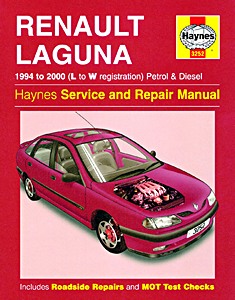 Livre: Renault Laguna - Petrol & Diesel (1994-2000) - Haynes Service and Repair Manual