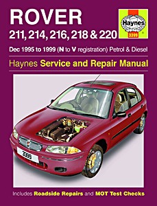 Book: Rover 211, 214, 216, 218 & 220 - Petrol & Diesel (Dec 1995 - 1999) - Haynes Service and Repair Manual