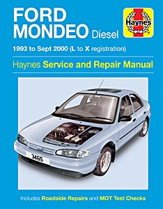 Book: Ford Mondeo - Diesel (1993 - Sept 2000) - Haynes Service and Repair Manual