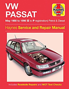 Book: VW Passat - Petrol & Diesel (May 1988-1996) - Haynes Service and Repair Manual
