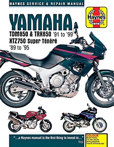 Livre : Yamaha TDM 850 & TRX 850 (1991-1999) / XTZ 750 Super Ténéré (1989-1995) - Haynes Service & Repair Manual