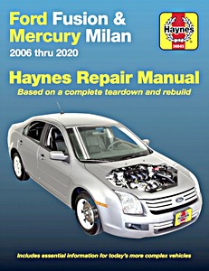 Livre: Ford Fusion (2006-2020) / Mercury Milan (2006-2011) (USA) - Haynes Repair Manual