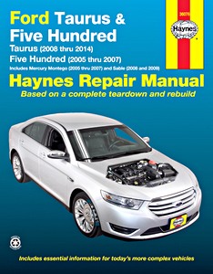 Book: Ford Taurus (2008-2014), Five Hundred (2005-2007) / Mercury Montego (2005-2007), Sable (2008-2009) - Haynes Repair Manual
