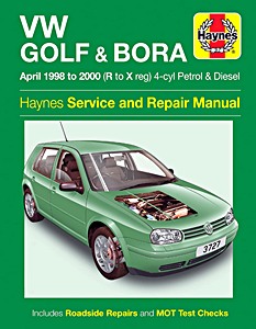 Buch: VW Golf & Bora - 4-cyl Petrol & Diesel (April 1998 - 2000) - Haynes Service and Repair Manual