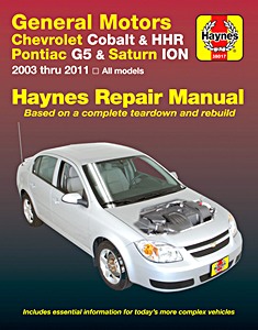 Boek: Chevrolet Cobalt / Pontiac G5 & Pursuit (2005-2010) - Haynes Repair Manual