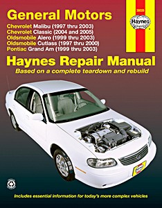 Book: Chevrolet Malibu (1997-2003) / Oldsmobile Alero (1999-2003), Cutlass (1997-2000) / Pontiac Grand Am (1999-2003) - Haynes Repair Manual