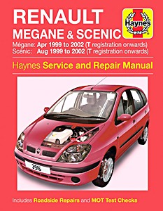 Książka: Renault Mégane (Apr 1999 - 2002) / Scénic (Aug 1999 - 2002) - Petrol & Diesel - Haynes Service and Repair Manual
