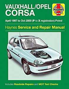 Boek: Opel Corsa Petrol (4/97-10/00)