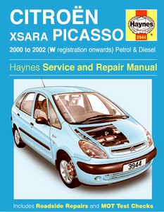 Book: Citroën Xsara Picasso - Petrol & Diesel (2000-2002) - Haynes Service and Repair Manual