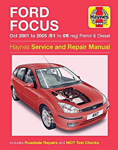 Livre: Ford Focus - Petrol & Diesel (Oct 2001 - 2005) - Haynes Service and Repair Manual