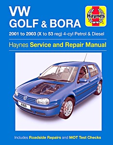 Boek: VW Golf IV & Bora - 4-cyl Petrol & Diesel (2001-2003) - Haynes Service and Repair Manual