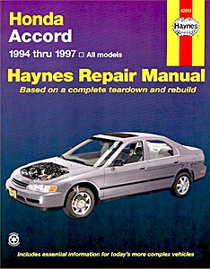 Book: Honda Accord (1994-1997) (USA) - Haynes Repair Manual