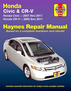 Book: Honda Civic (2001-2011) & CR-V (2002-2011) (USA) - Haynes Repair Manual
