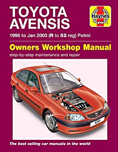 Boek: Toyota Avensis - Petrol (1998 - Jan 2003) - Haynes Service and Repair Manual