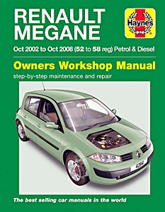 Boek: Renault Megane - Petrol & Diesel (Oct 2002 - Oct 2008) - Haynes Service and Repair Manual