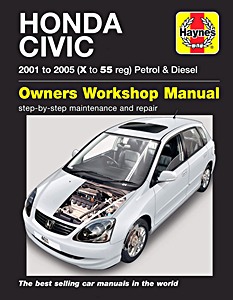 Book: Honda Civic - Petrol & Diesel (2001-2005) - Haynes Service and Repair Manual