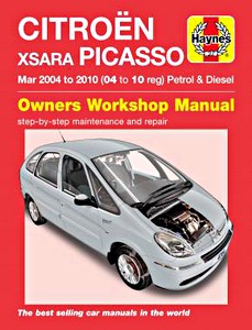 Book: Citroën Xsara Picasso - Petrol & Diesel (Mar 2004 - 2010) - Haynes Service and Repair Manual