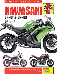 Livre : Kawasaki ER-6f & ER-6n (2006-2016) - Haynes Service & Repair Manual