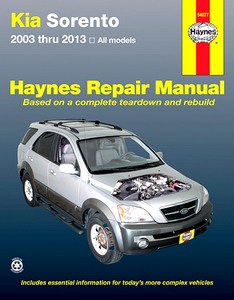 Boek: Kia Sorento - 2.4 L, 3.3 L, 3.5 L and 3.8 L engines (2003-2013) (USA) - Haynes Repair Manual