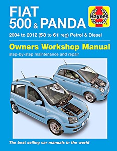 Książka: Fiat 500 & Panda - Petrol & Diesel (2004-2012) - Haynes Service and Repair Manual