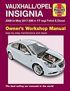 Książka: Opel Insignia - 1.8 Petrol/2.0 Diesel (08-17)
