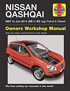 Livre: Nissan Qashqai - Petrol & Diesel (2007-2014) - Haynes Service and Repair Manual