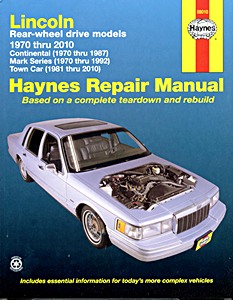 Livre : Lincoln Rear-wheel drive models (1970-2010)