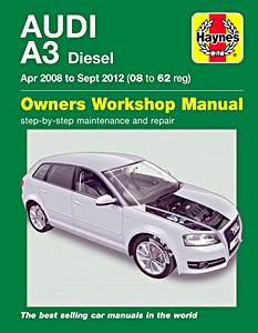 Książka: Audi A3 (8P) - Diesel (Apr 2008 - Sept 2012) - Haynes Service and Repair Manual