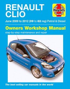 Książka: Renault Clio - Petrol & Diesel (June 2009 - 2012) - Haynes Service and Repair Manual