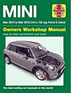 Boek: Mini - Petrol & Diesel (Mar 2014 - Mar 2018) - Haynes Service and Repair Manual