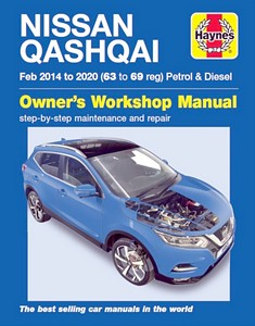 Boek: Nissan Qashqai - 2WD - Petrol & Diesel (Feb 2014 - 2020) - Haynes Service and Repair Manual