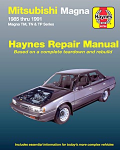 Boek: Mitsubishi Magna - Series TM, TN & TP (1985-1991) - Haynes Repair Manual